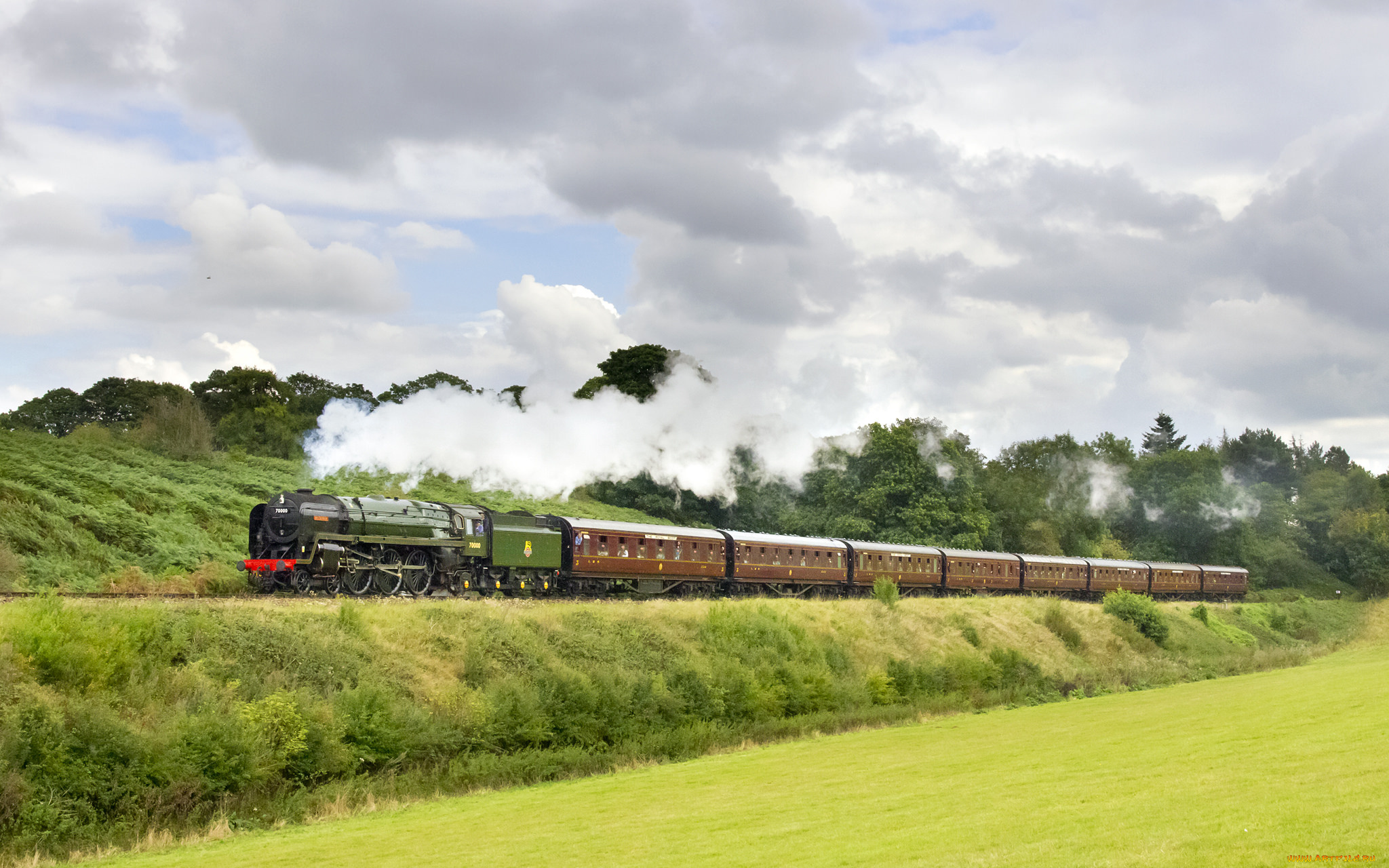 техника, паровозы, паровоз, рельсы