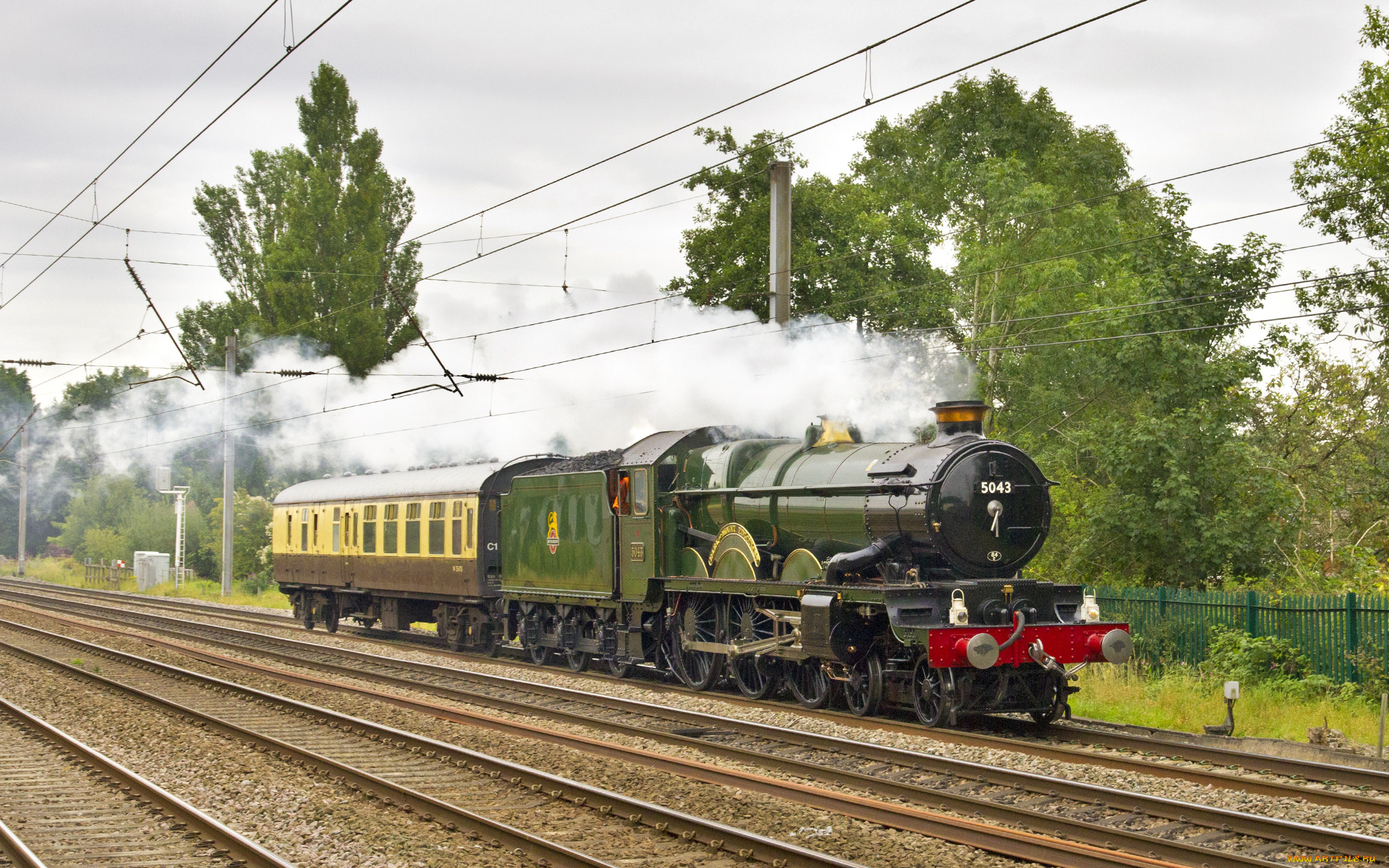 техника, паровозы, паровоз, рельсы