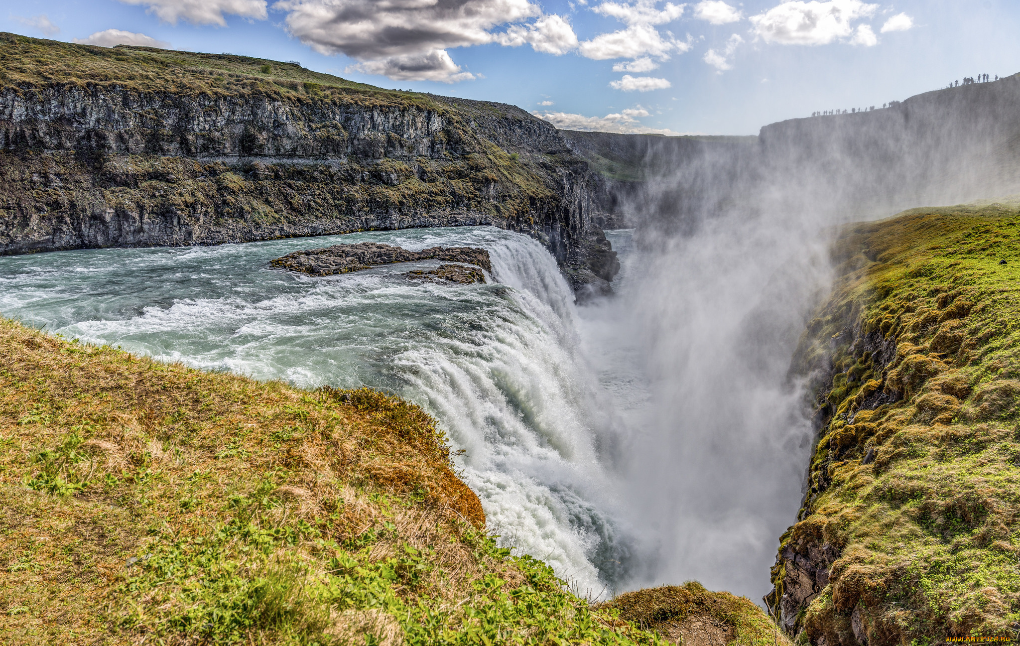 природа, водопады, простор