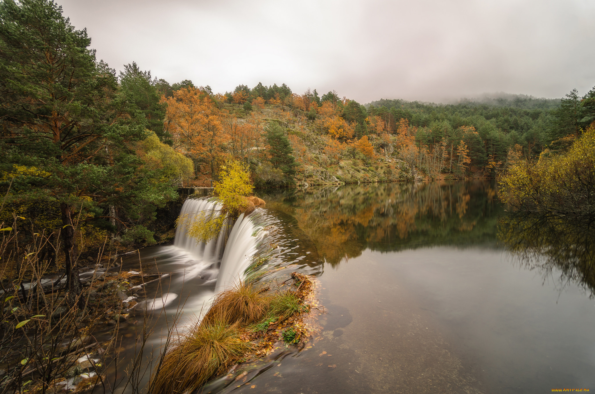 природа, водопады, простор