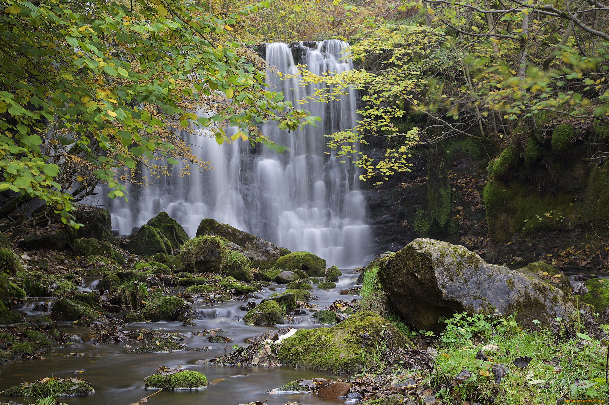 природа, водопады, простор