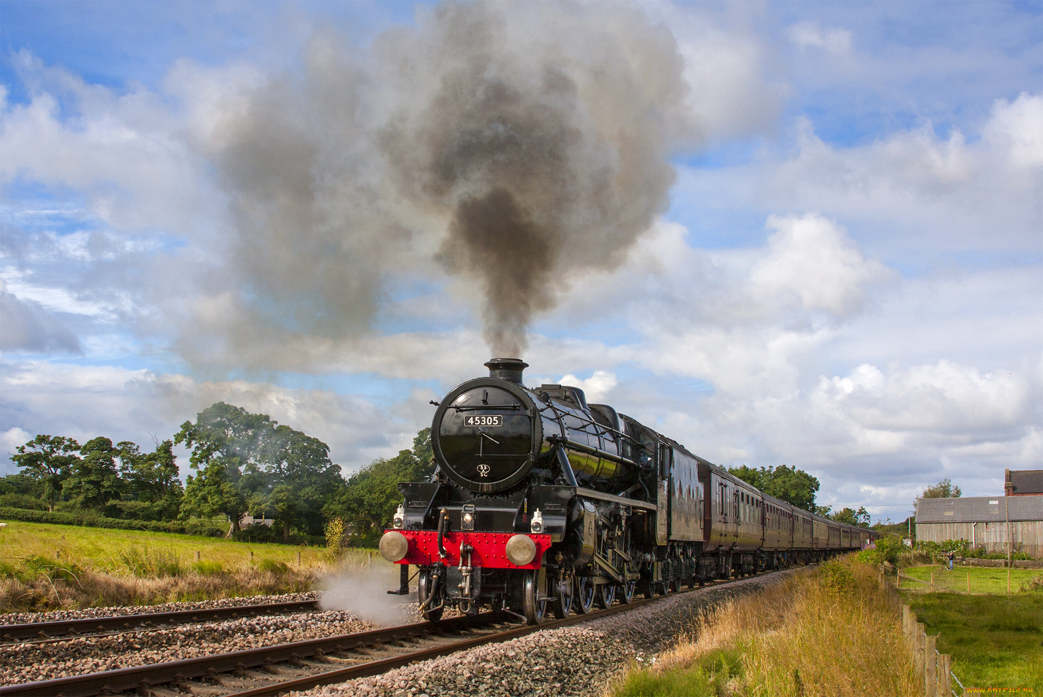 техника, паровозы, паровоз, рельсы