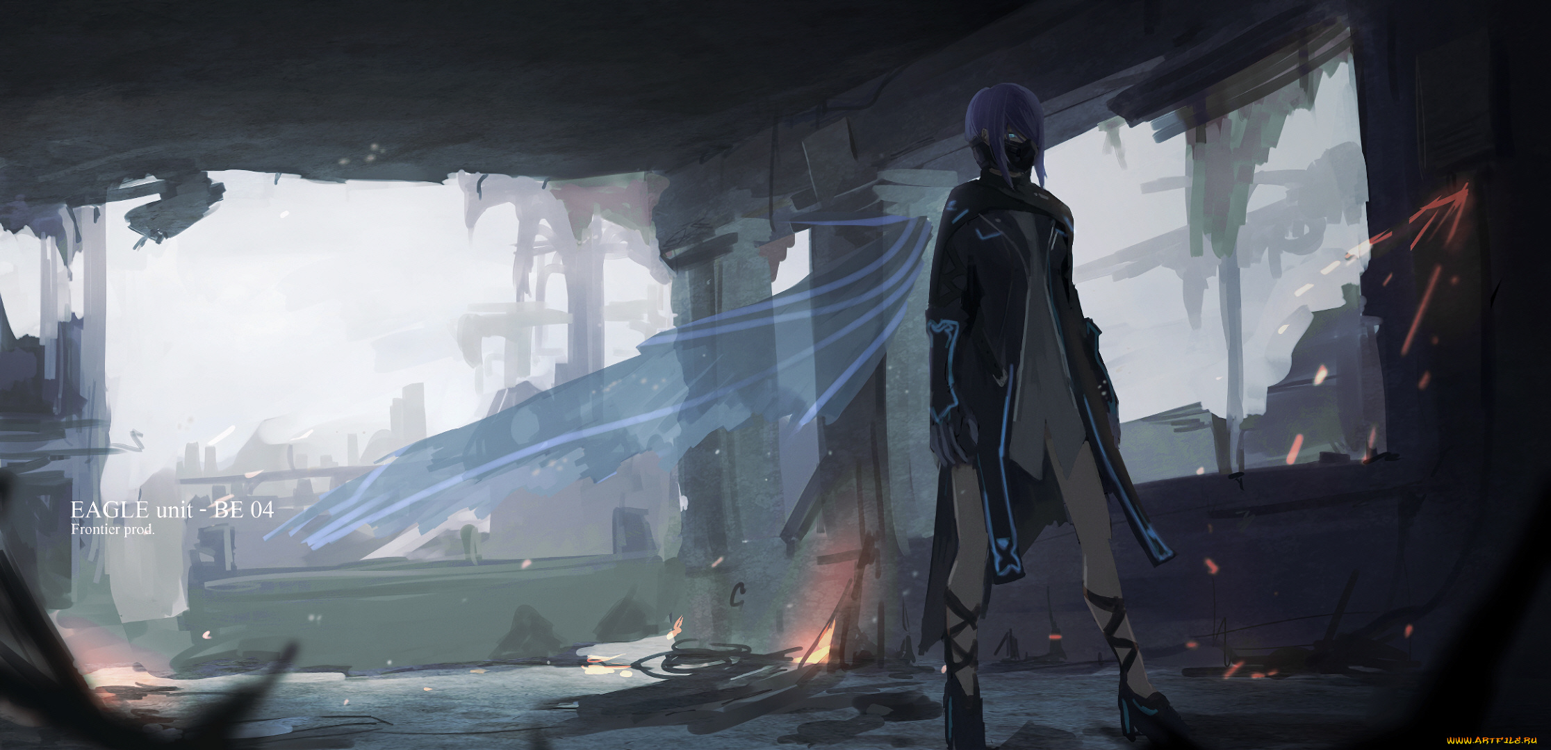 аниме, животные, , существа, девушка