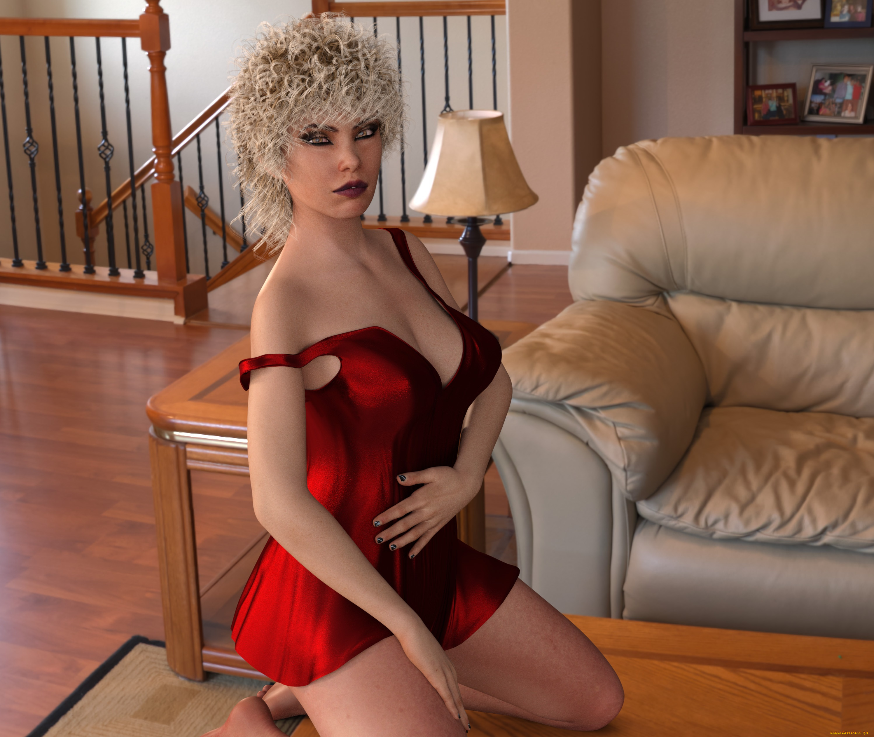 3д, графика, люди, , people, девушка, взгляд, фон