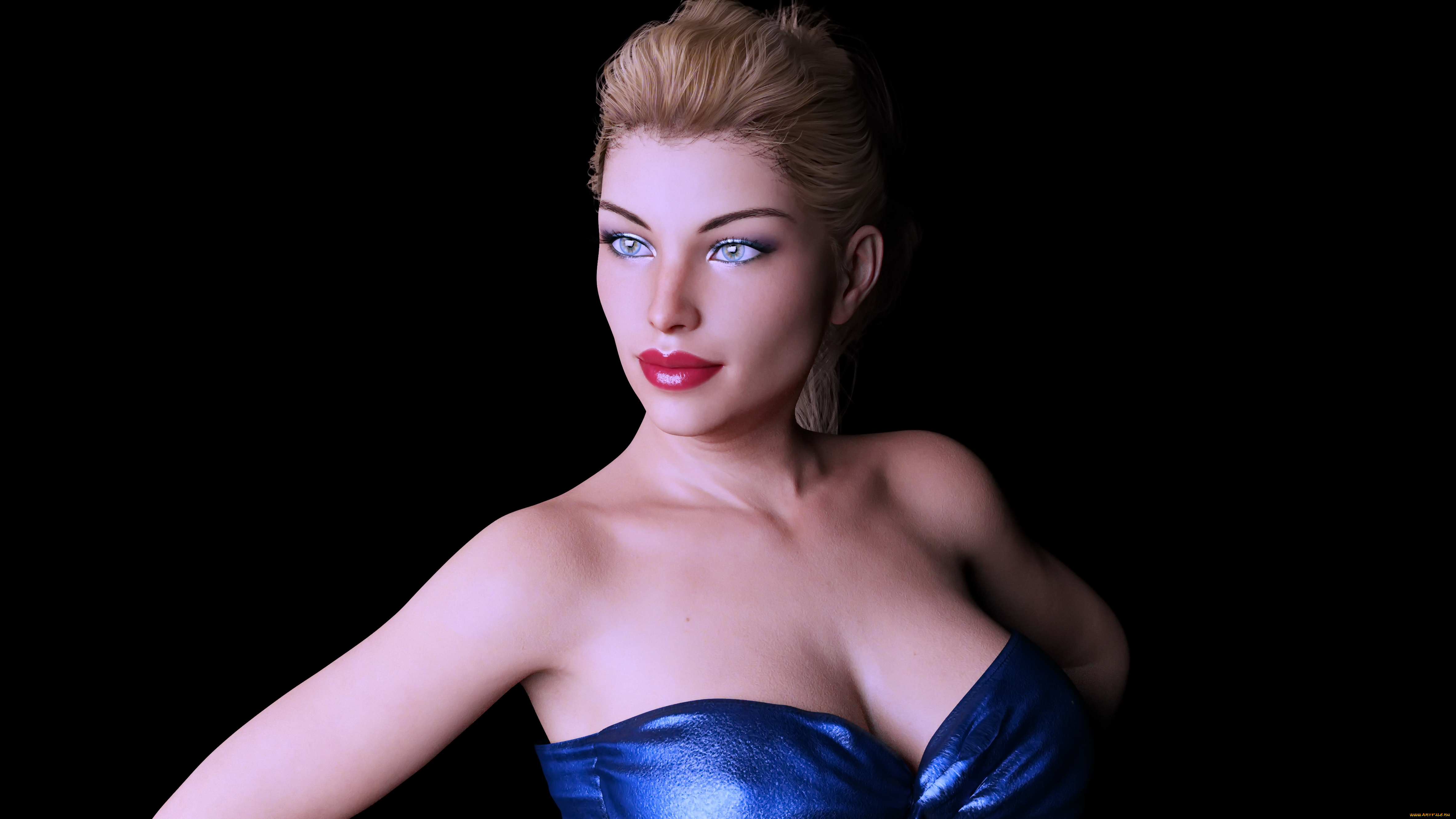 3д, графика, люди, , people, фон, взгляд, девушка