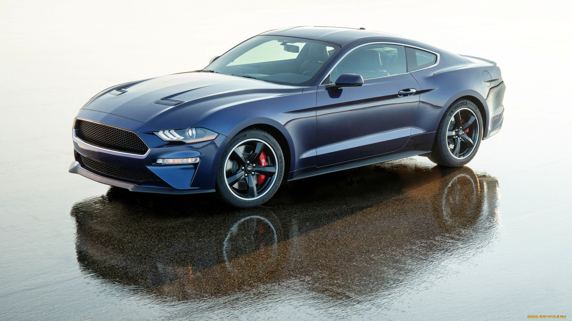 2019, ford, mustang, bullitt, kona, blue, автомобили, mustang, bullitt, 2019, ford, kona, blue, купе, форд, мустанг