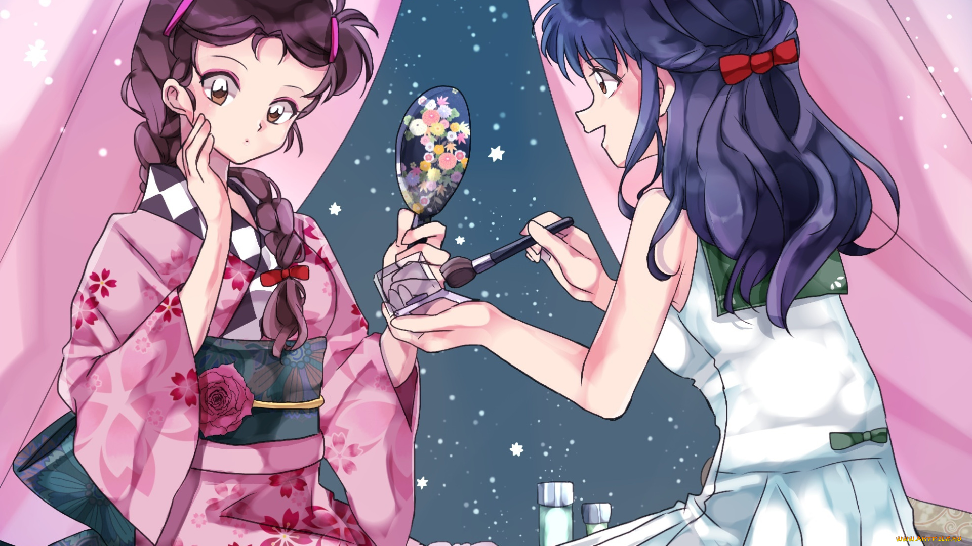 аниме, inuyasha, девушки