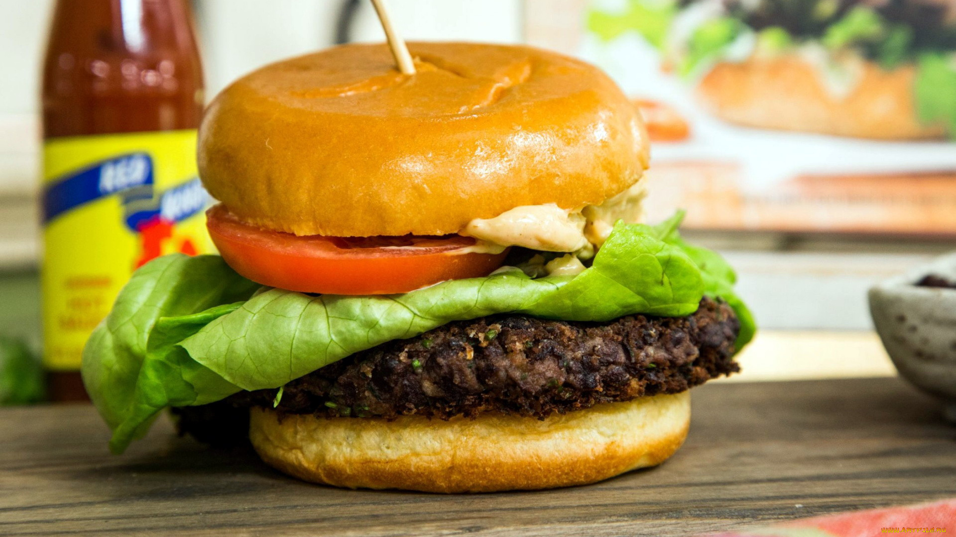 еда, бутерброды, , гамбургеры, , канапе, гамбургер