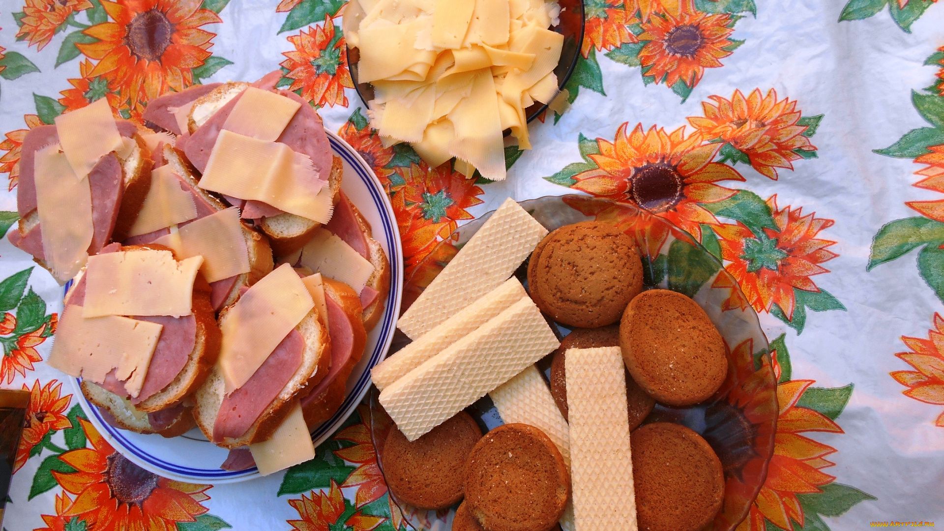 еда, бутерброды, , гамбургеры, , канапе, колбаса, хлеб, сыр, печенье, вафли