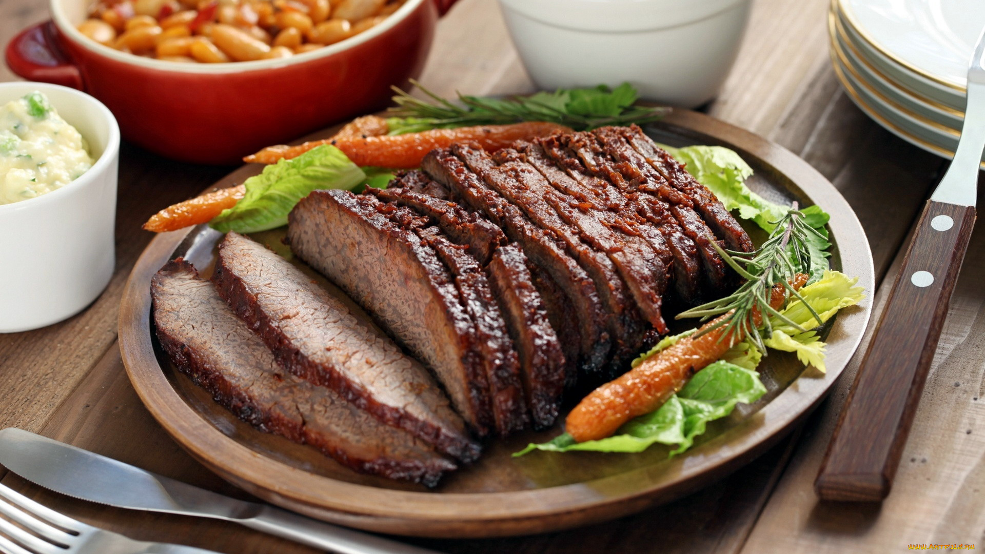 еда, мясные, блюда, буженина, мясо