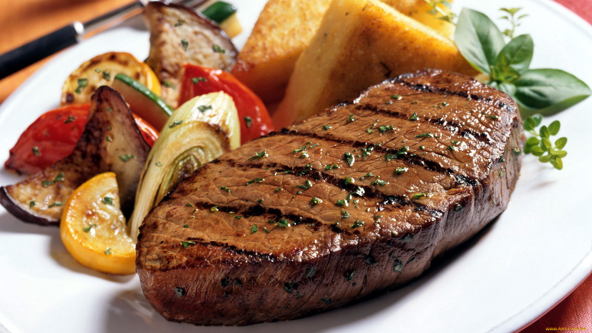 еда, мясные, блюда, стейк, мясо