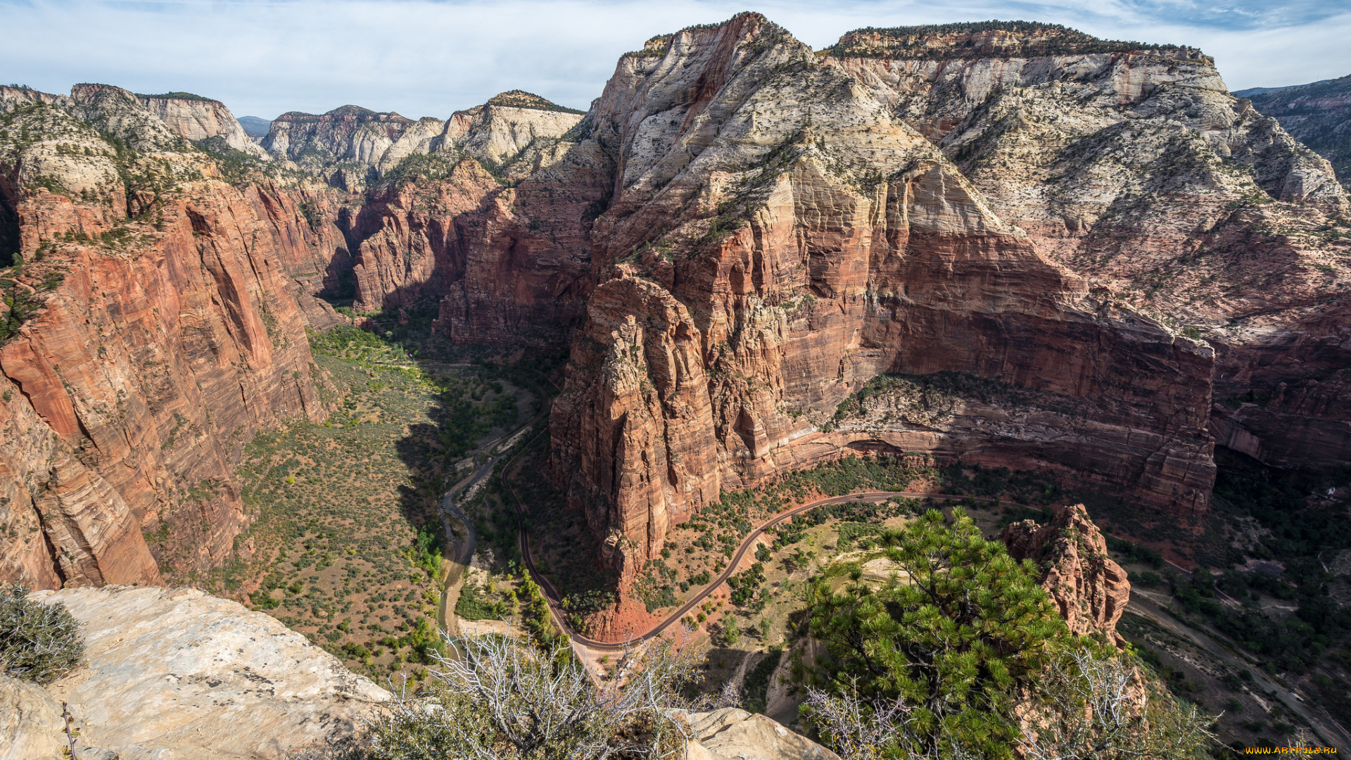 природа, горы, простор