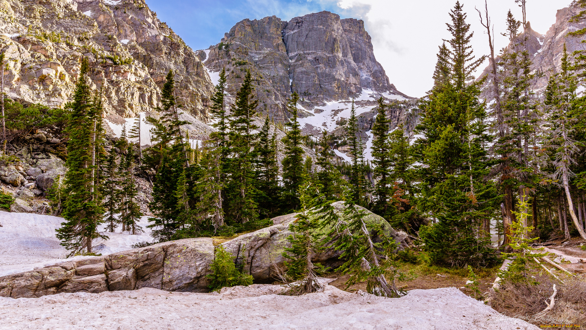 природа, горы, простор