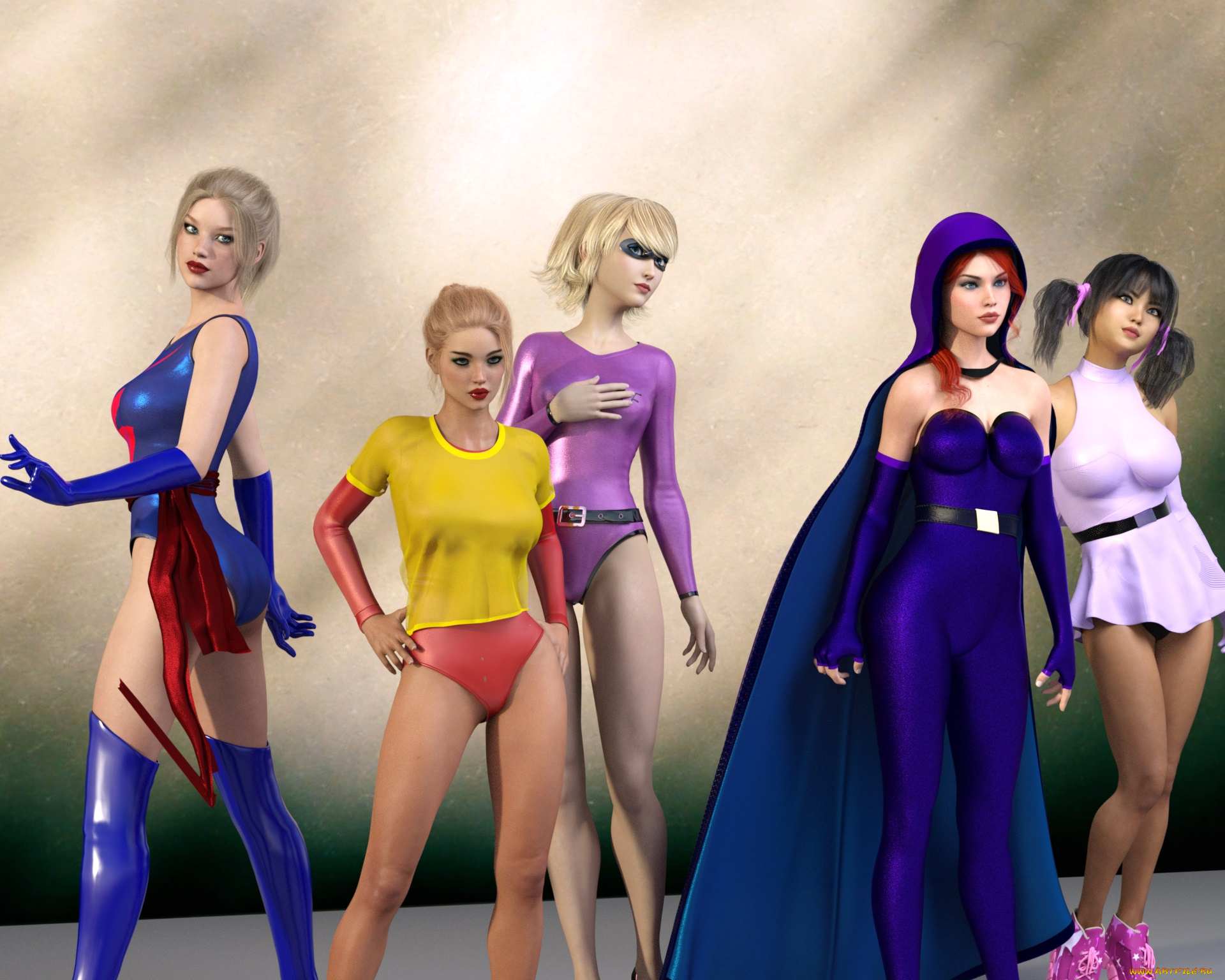 3д, графика, люди, , people, взгляд, фон, девушки