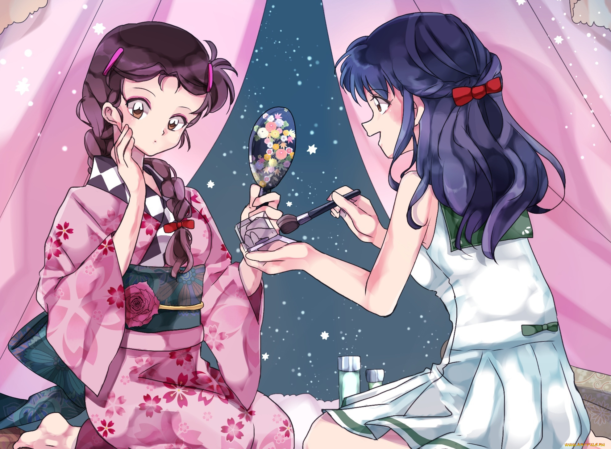 аниме, inuyasha, девушки