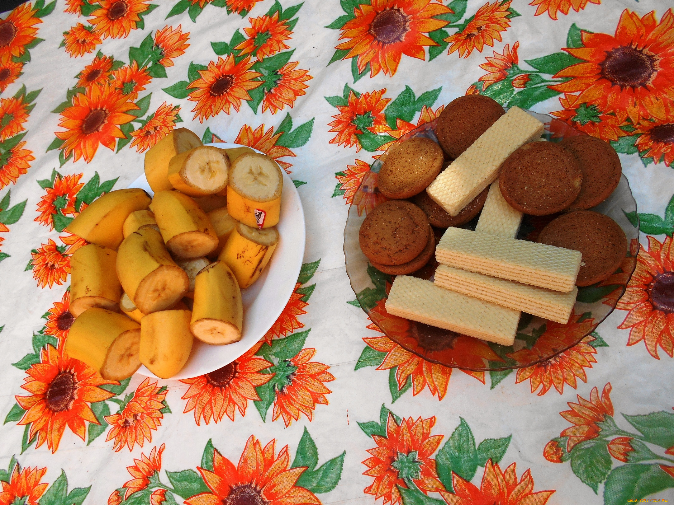 еда, пирожные, , кексы, , печенье, вафли, печенье, бананы