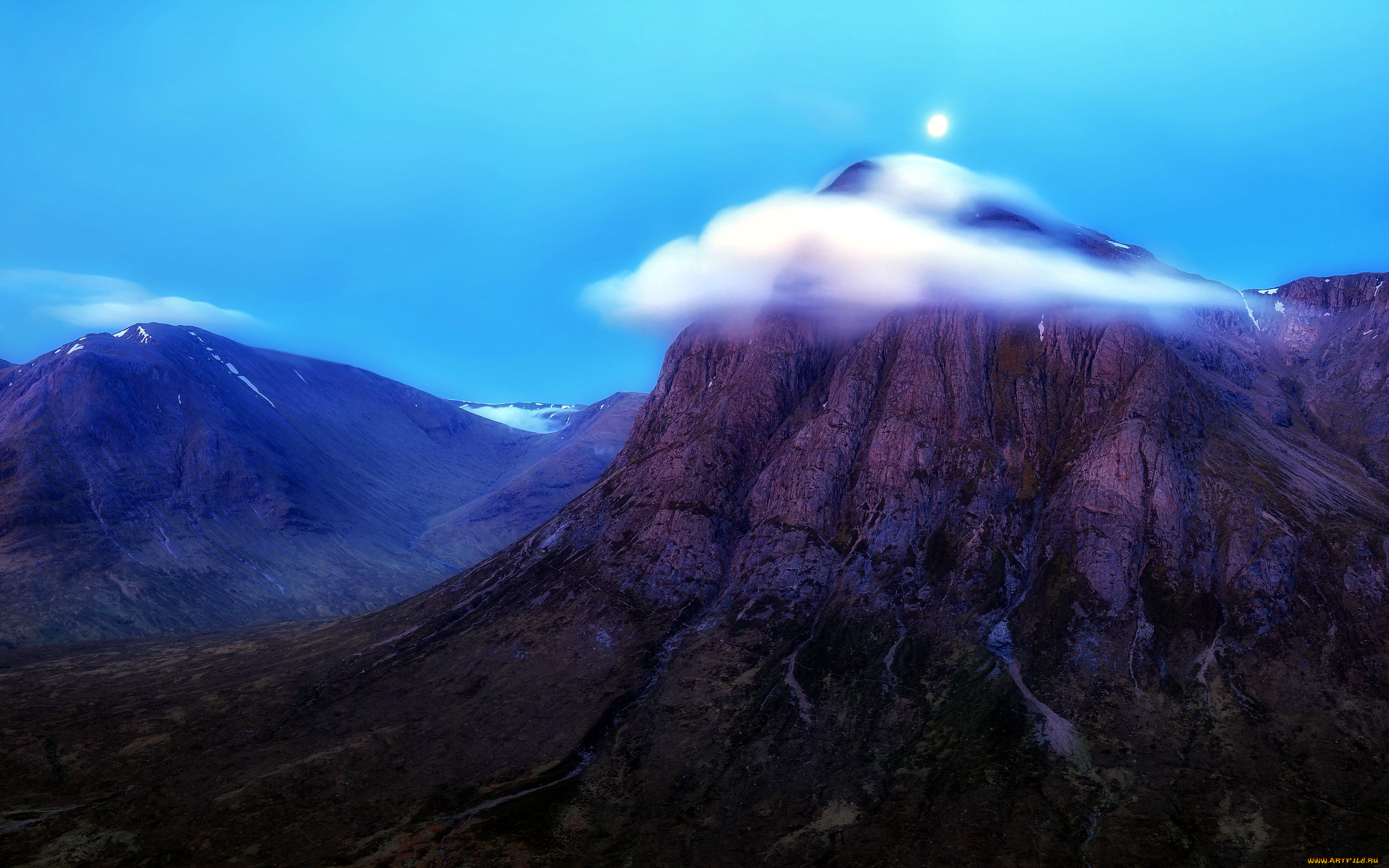 природа, горы, облако