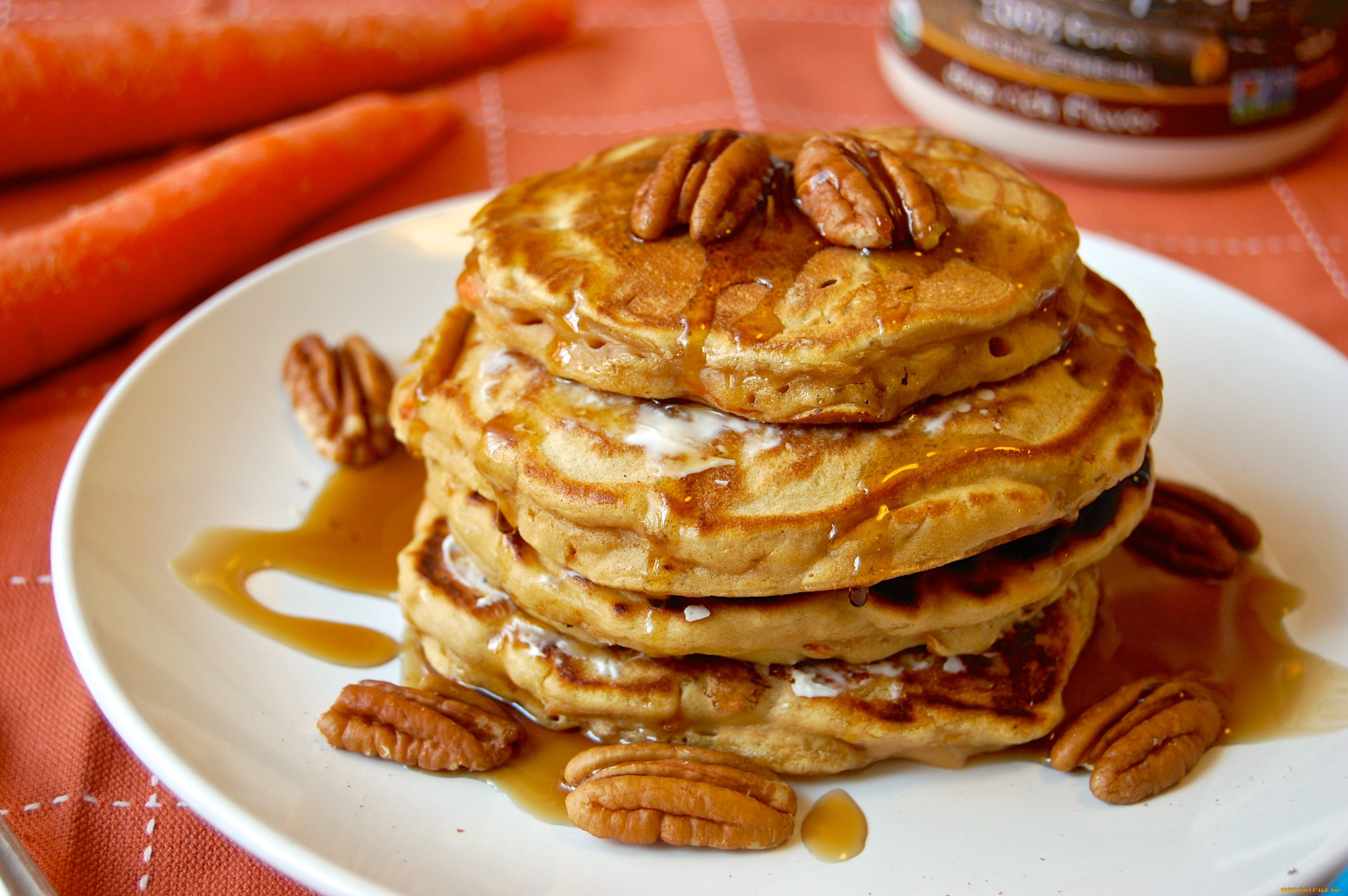 еда, блины, , оладьи, оладьи, орехи