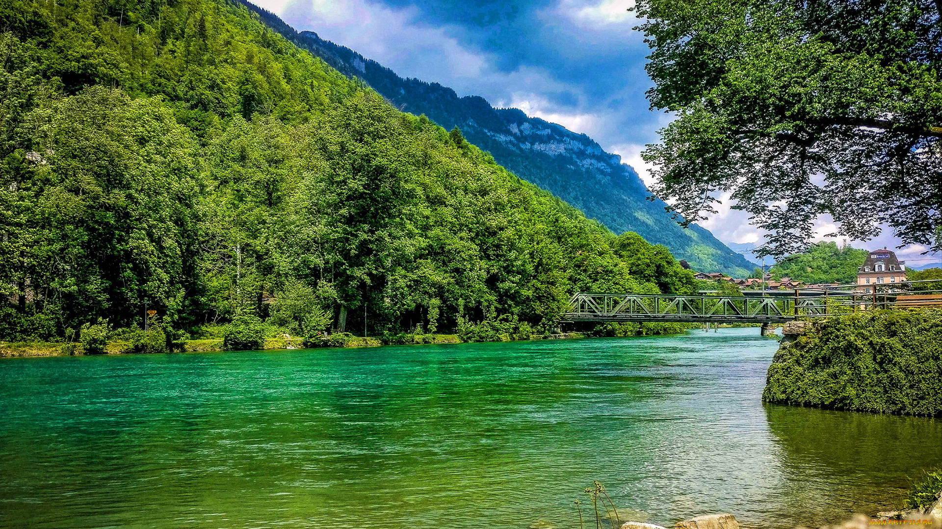 switzerland, природа, реки, озера