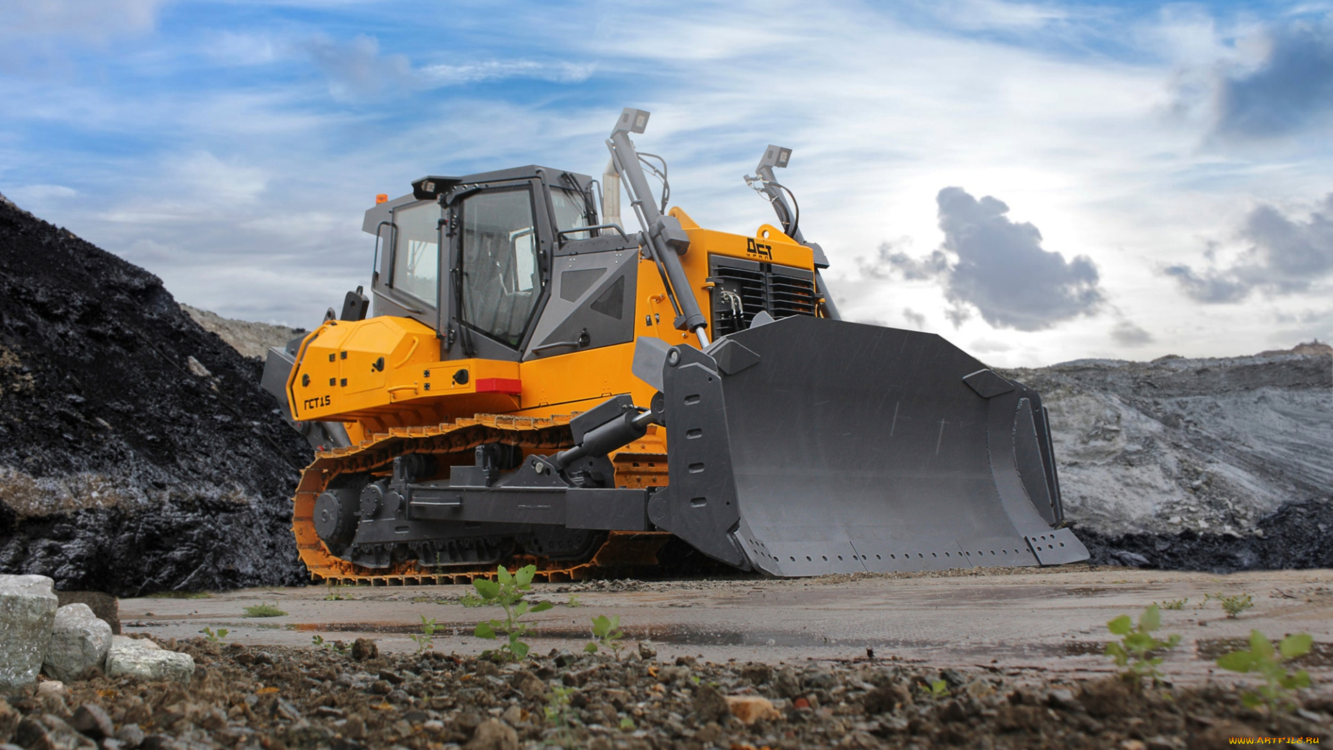 дст-, урал, техника, бульдозеры, дст-урал, трактор, бульдозер
