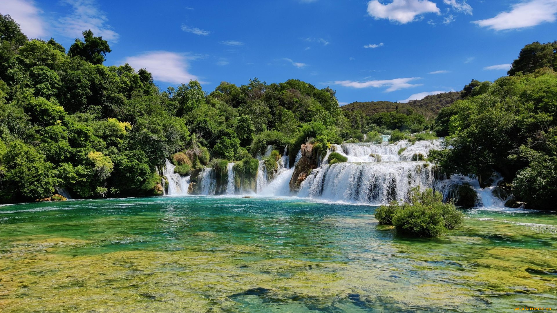 krka, national, park, croatia, природа, водопады, krka, national, park