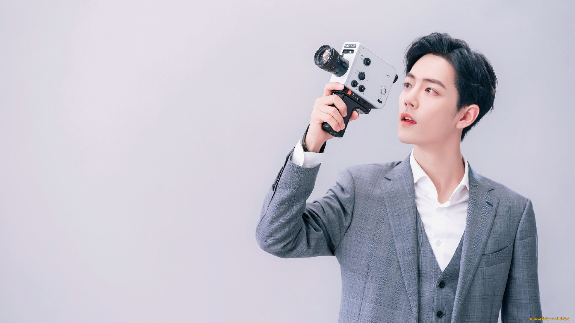 мужчины, xiao, zhan, актер, костюм, камера