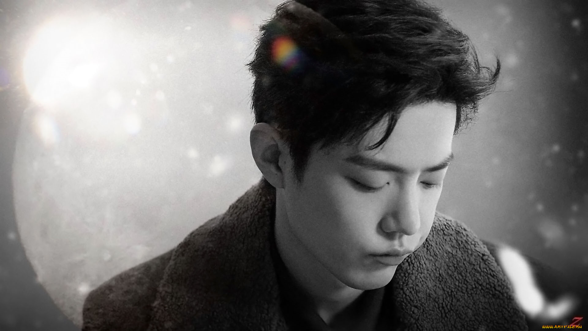 мужчины, xiao, zhan, актер, лицо