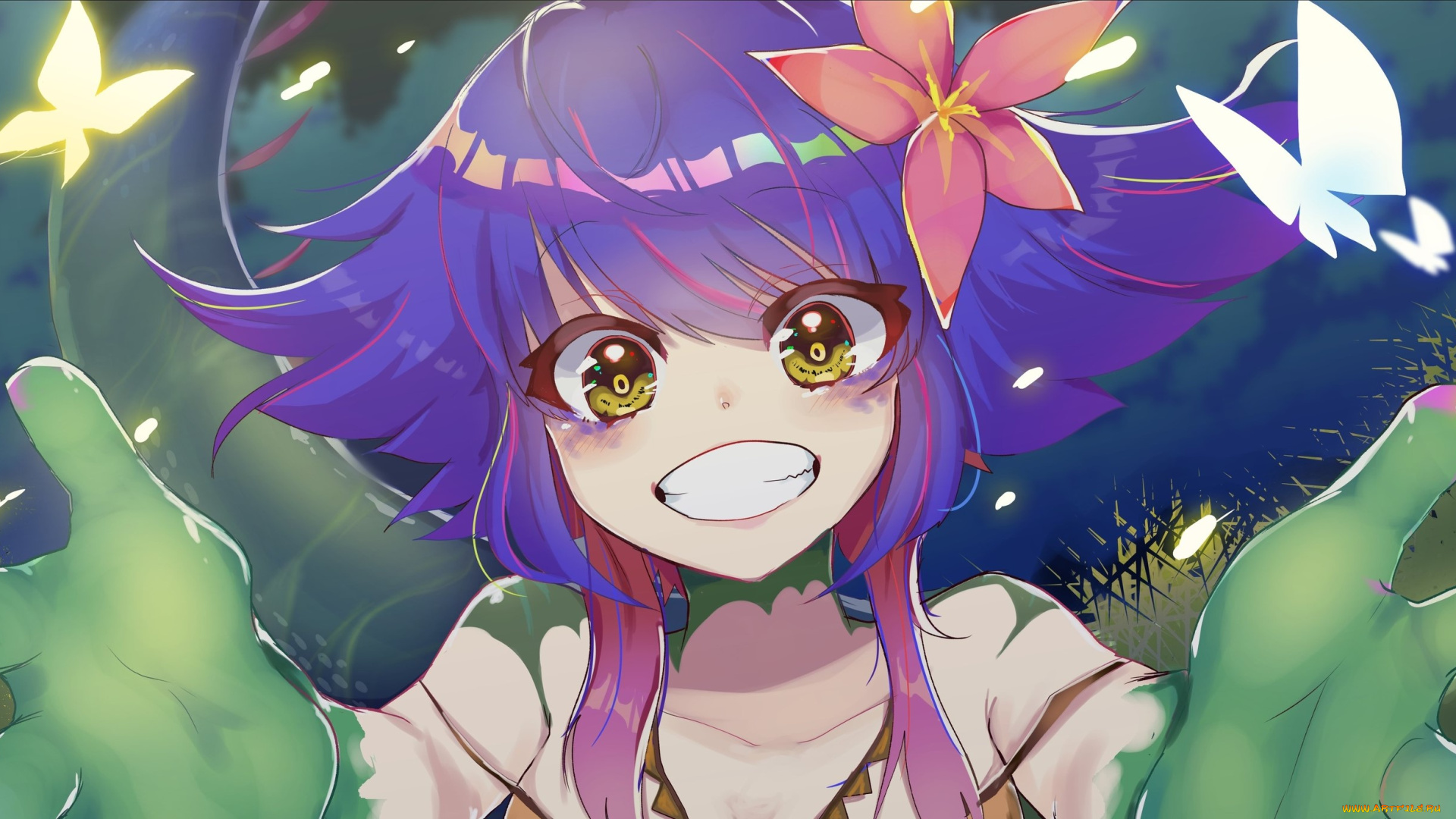 видео, игры, league, of, legends, neeko, лицо