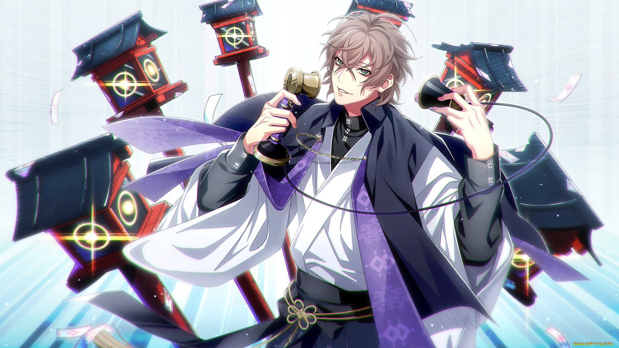 аниме, hypnosis, mic, hypnosis, mic