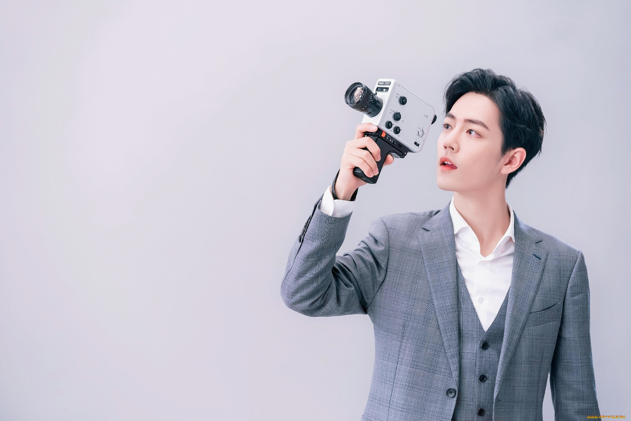мужчины, xiao, zhan, актер, костюм, камера