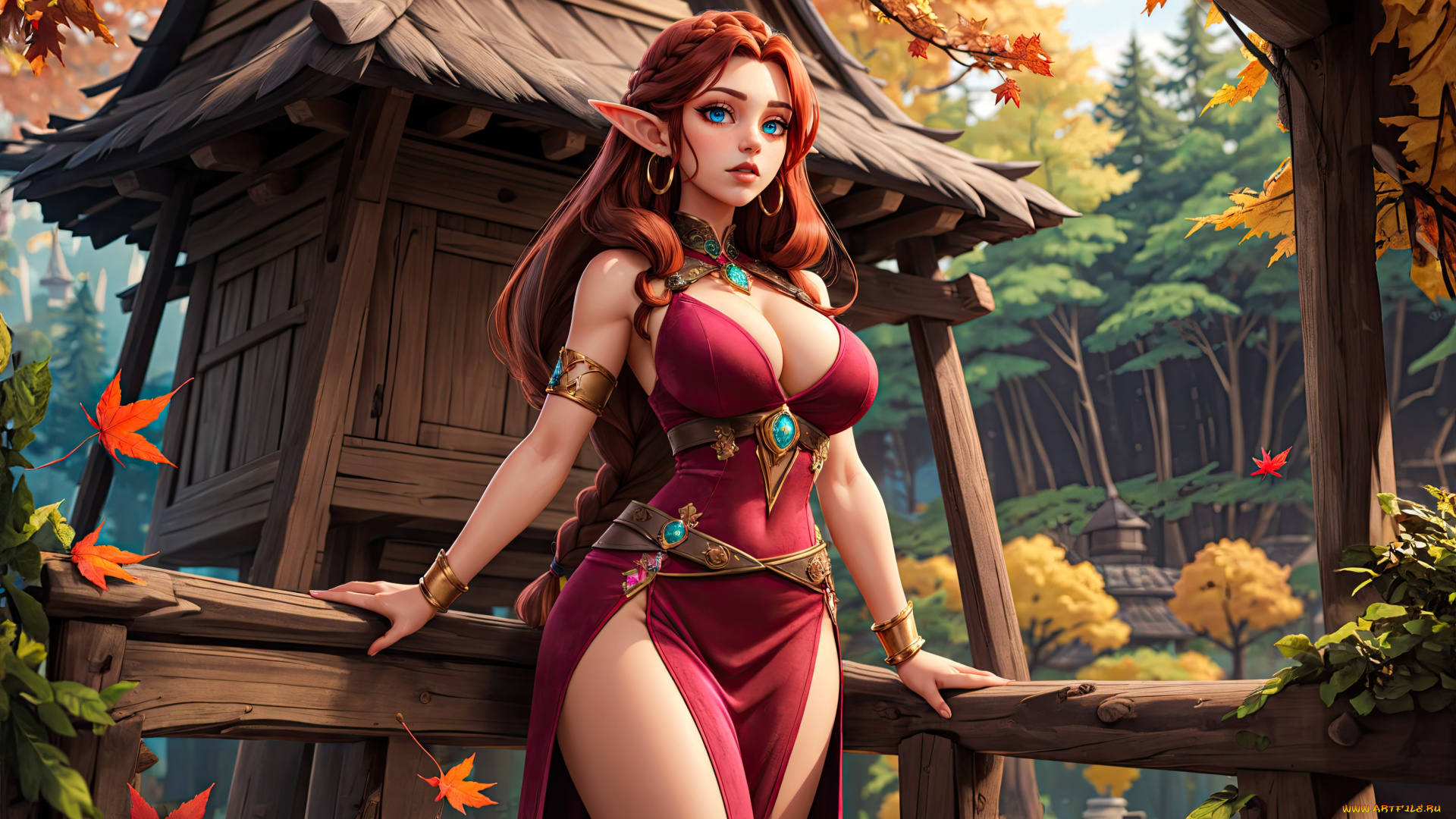 фэнтези, эльфы, нейросети, графика, нейроарт, ai, art, нейронные, сети, рисунки, нейро, искусство