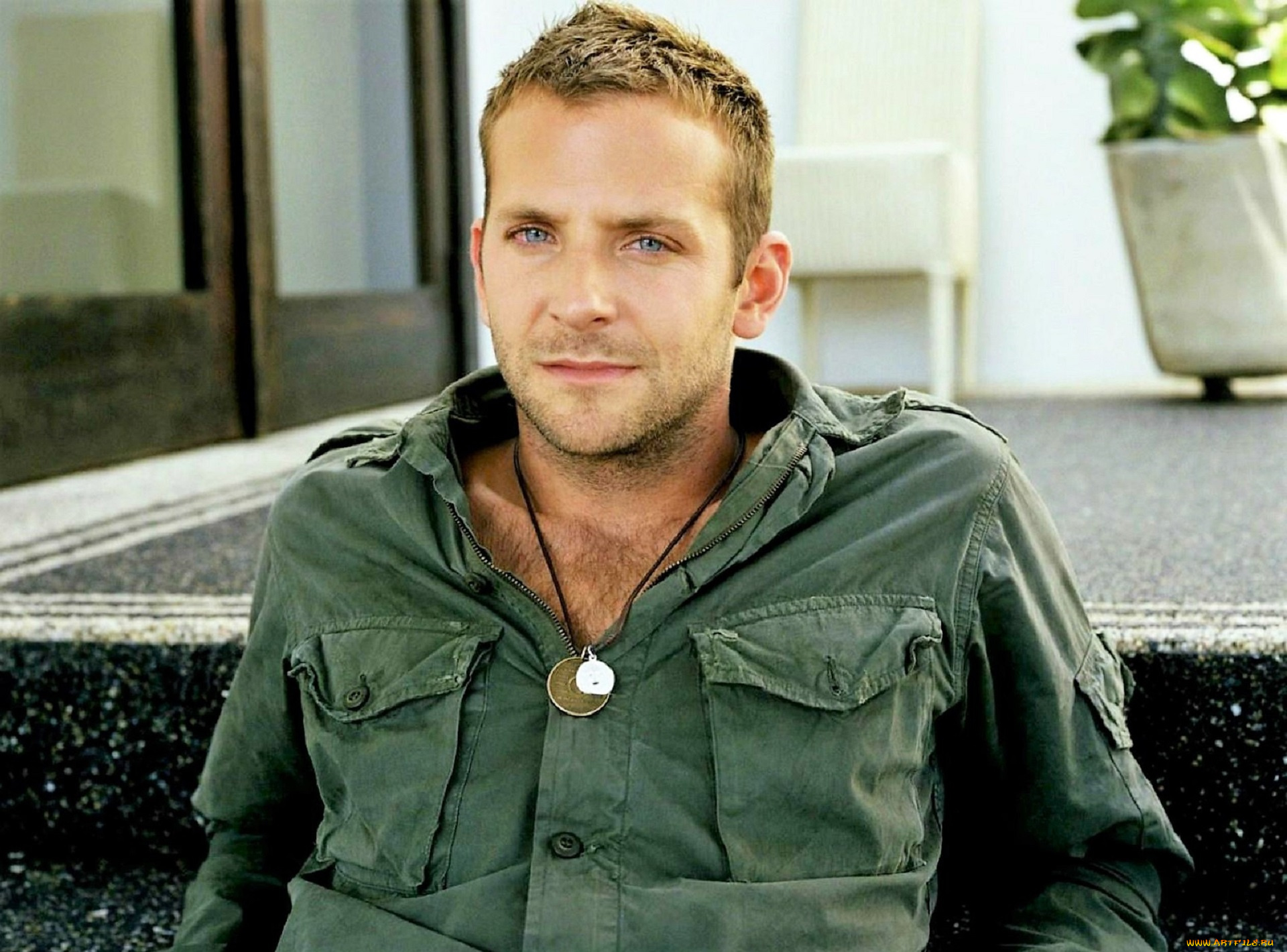 мужчины, bradley, cooper, актер, кулон, рубашка