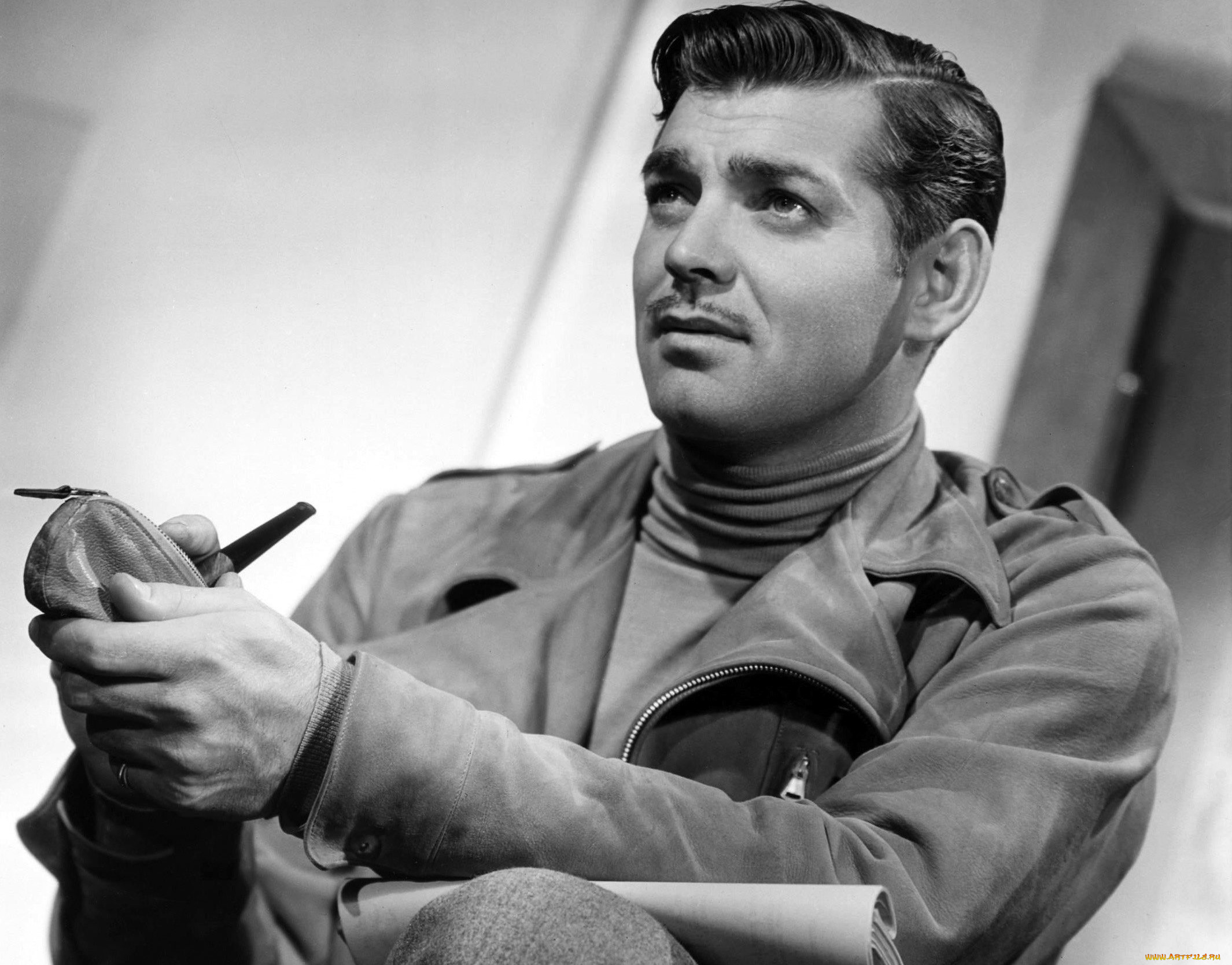 мужчины, clark, gable, актер, куртка