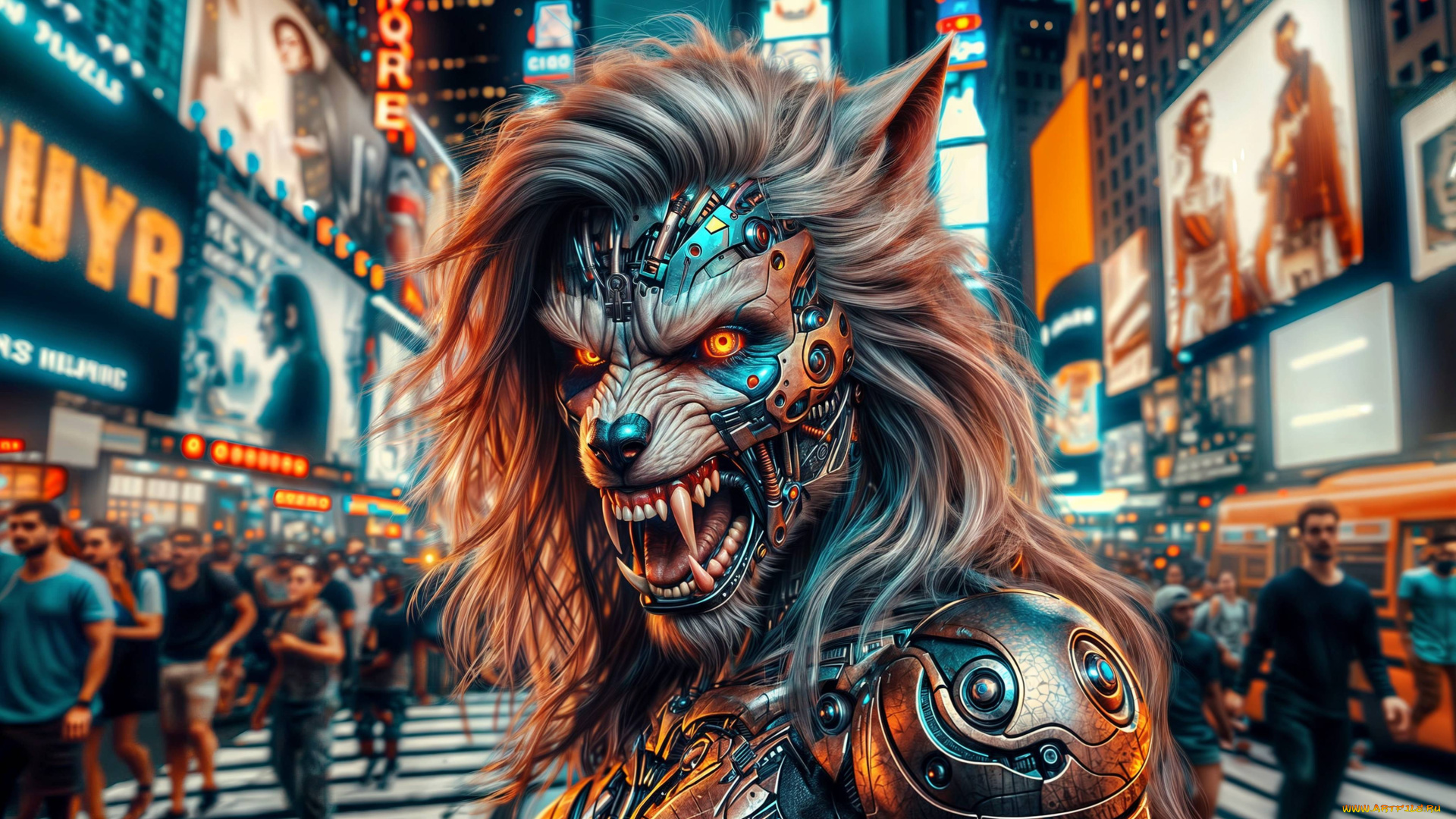 3д, графика, ужас, , horror, киборг