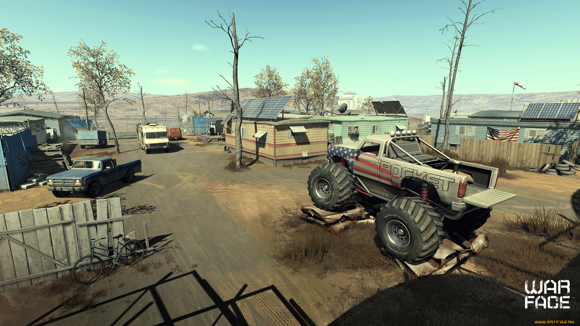 видео, игры, warface, машины, двор, здания