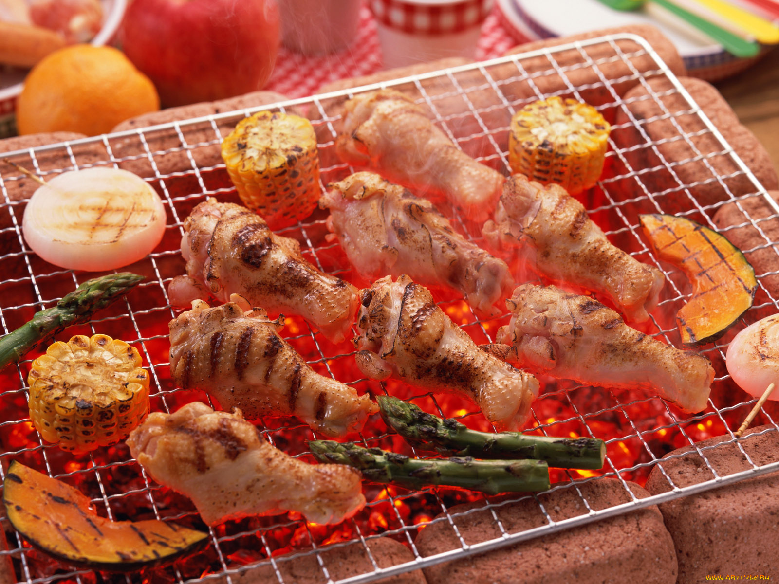 еда, шашлык, барбекю