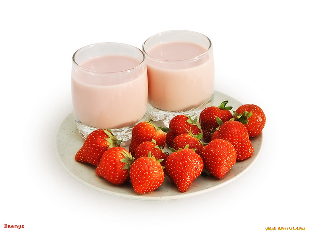 daemys, вкусно, еда, клубника, земляника