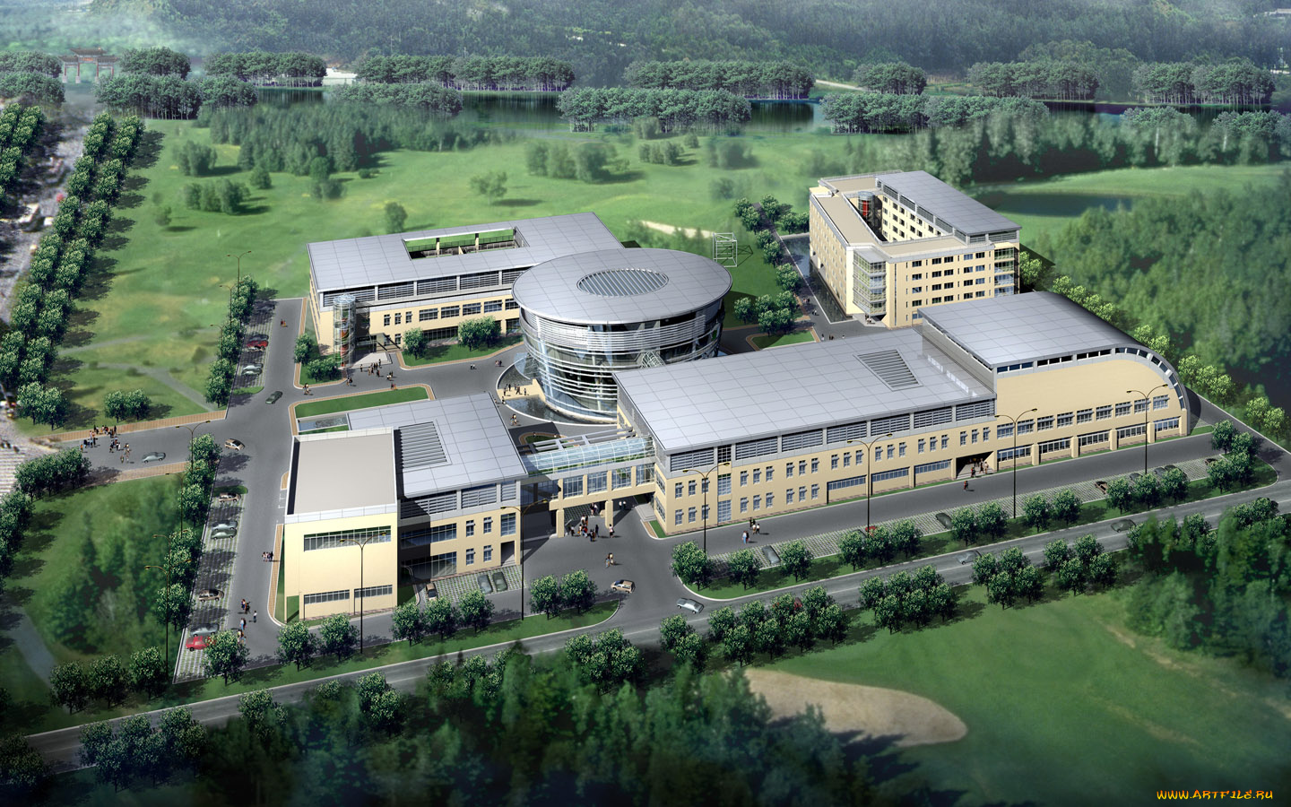 3д, графика, architecture, архитектура