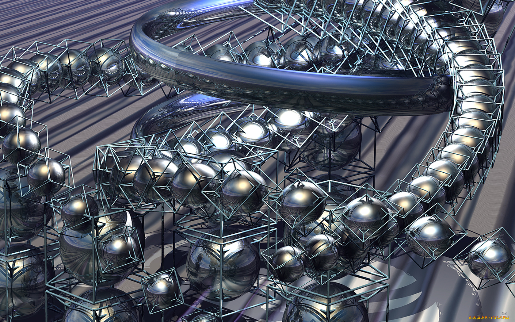 3д, графика, fractal, фракталы