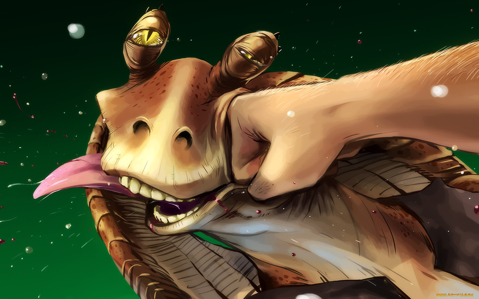 фэнтези, star, wars, гунган