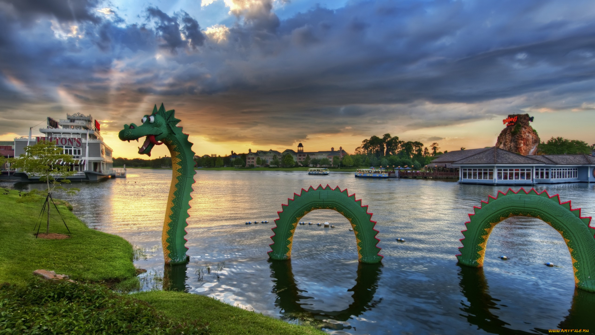 города, пейзажи