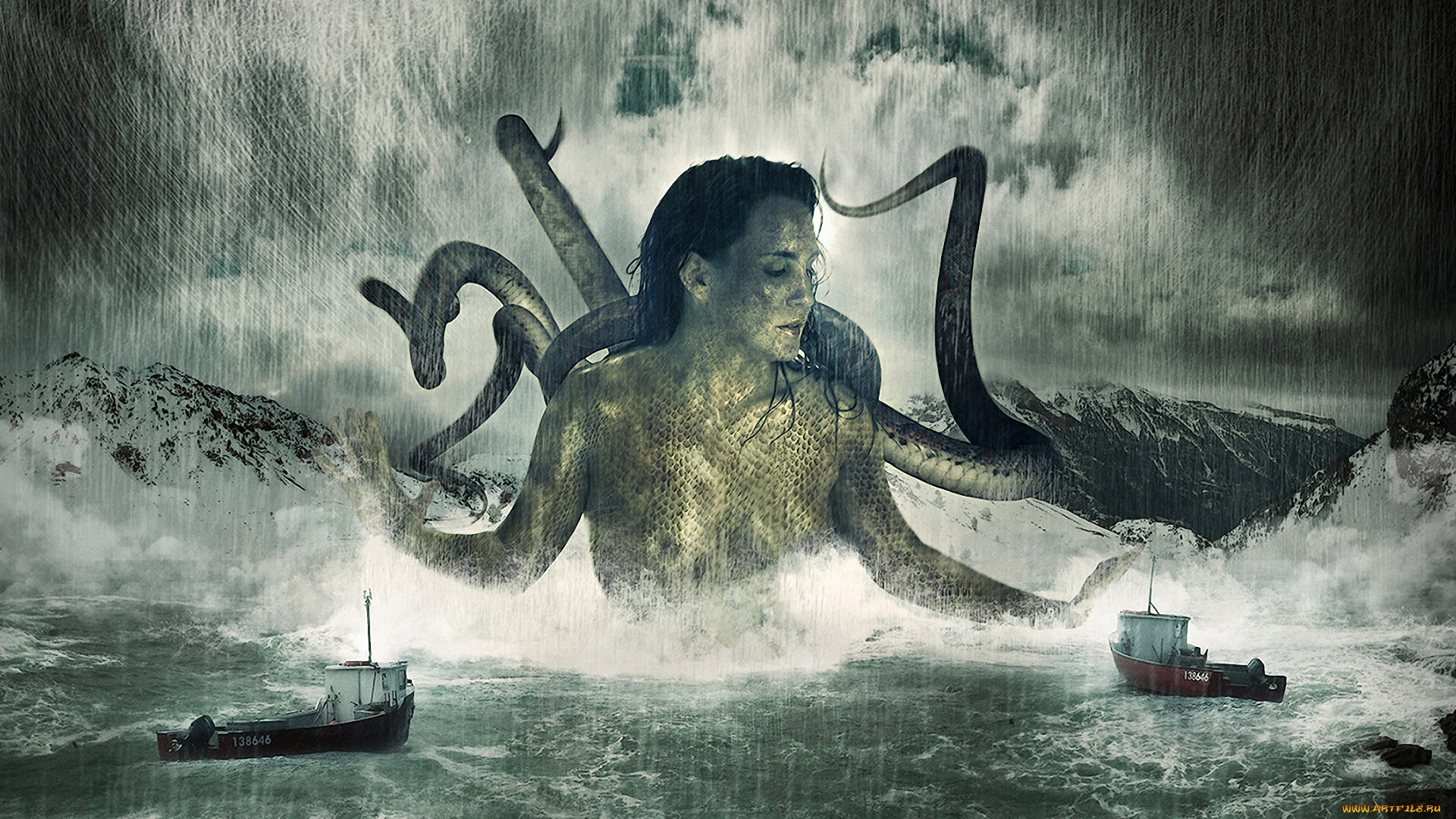 medusa, фэнтези, существа