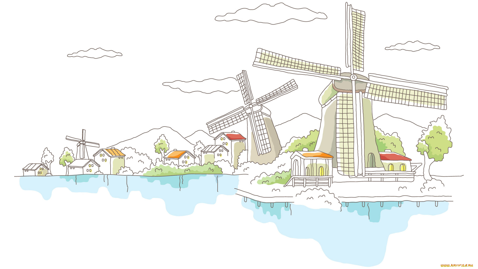 рисованные