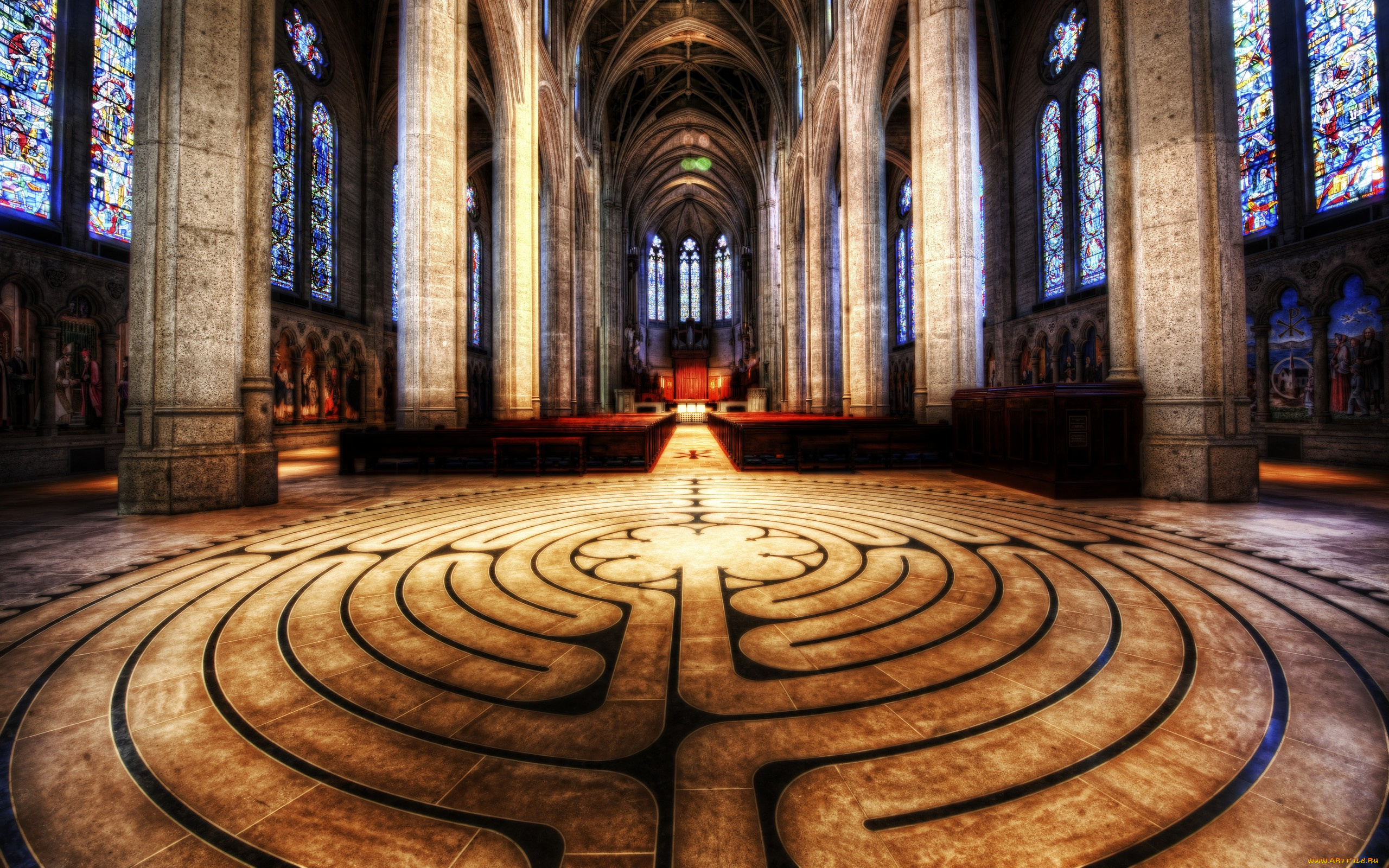 интерьер, холлы, лестницы, корридоры