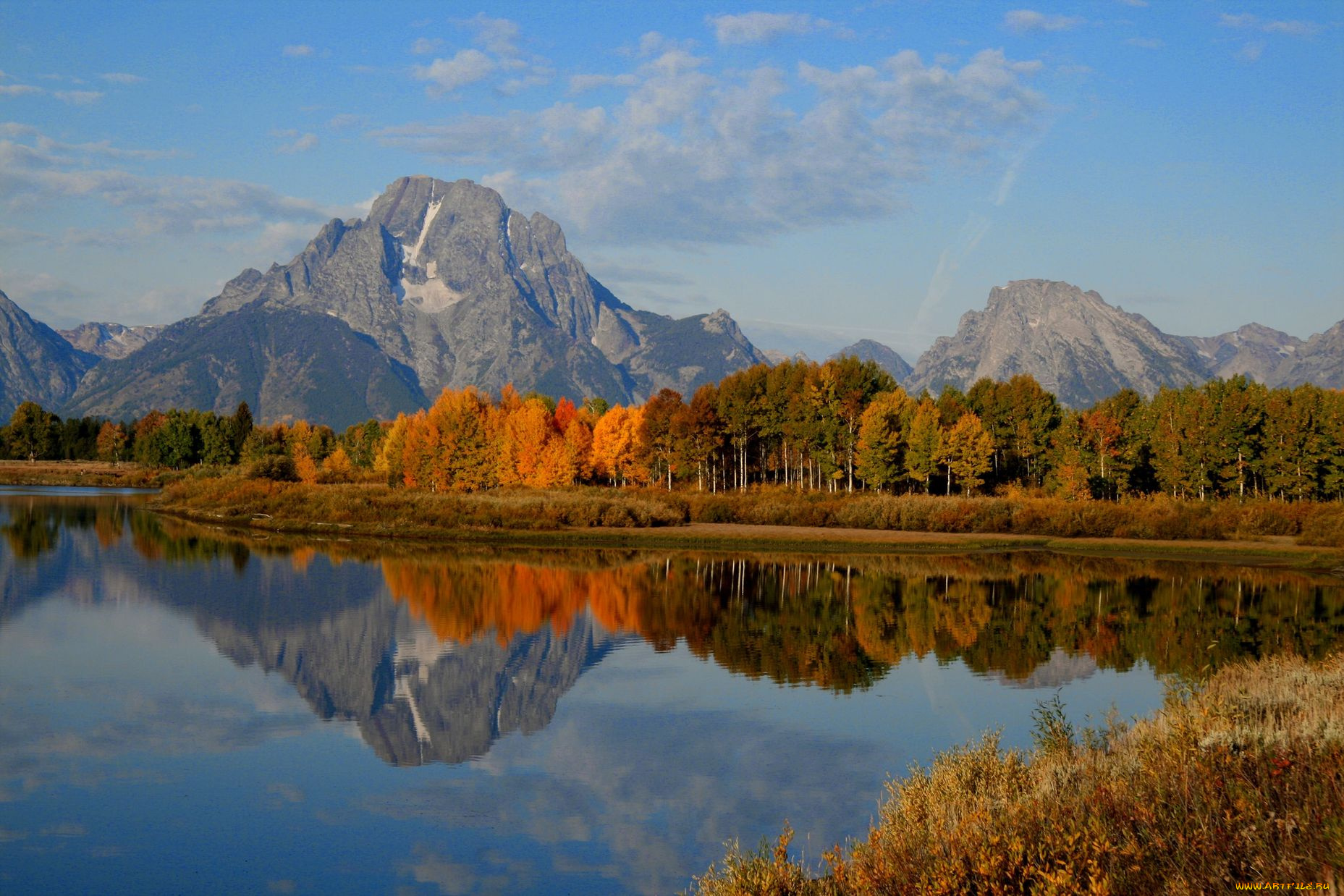 природа, реки, озера, осень
