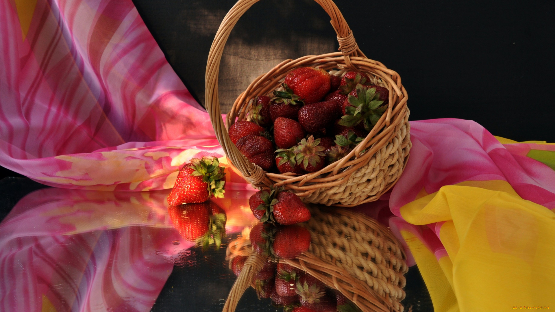 авт, nezabudka, fn, еда, клубника, земляника, натюрморт, ягоды, корзинка