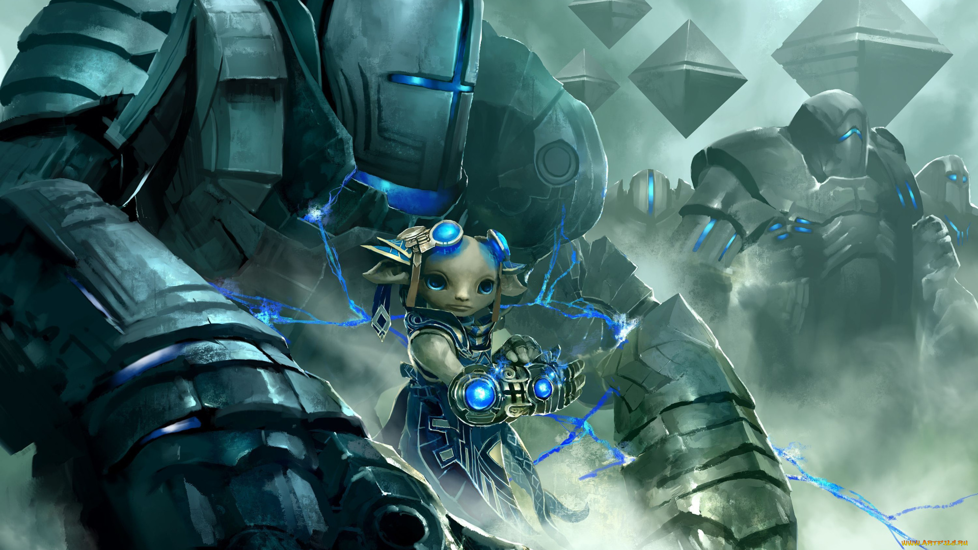 guild, wars, видео, игры, роботы