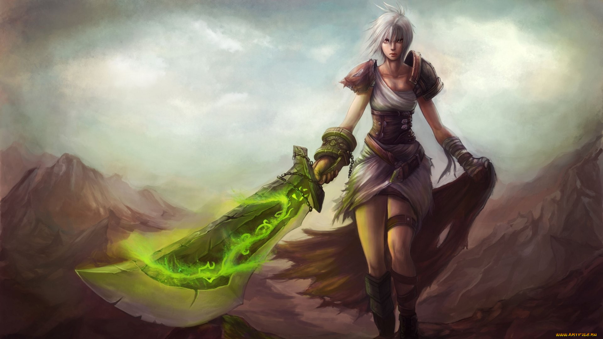 league, of, legends, видео, игры, riven