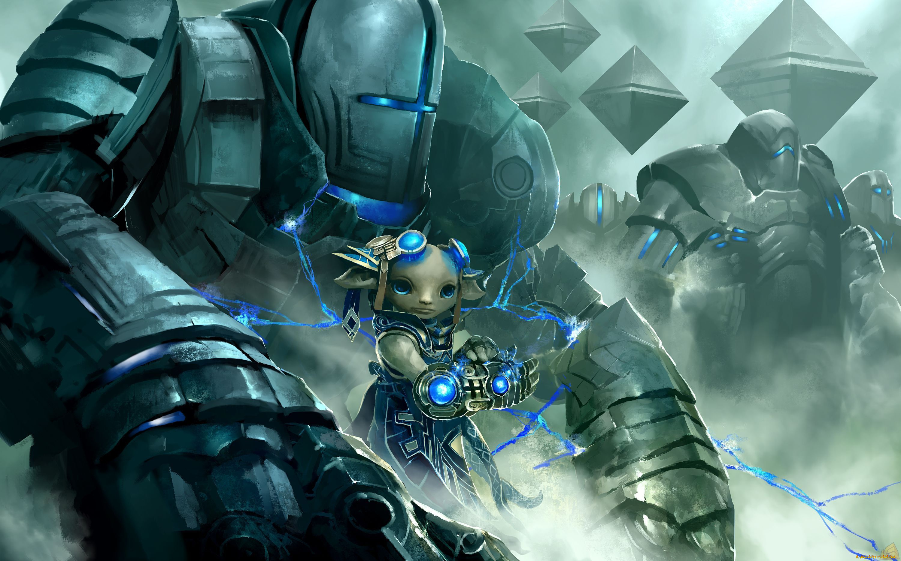 guild, wars, видео, игры, роботы