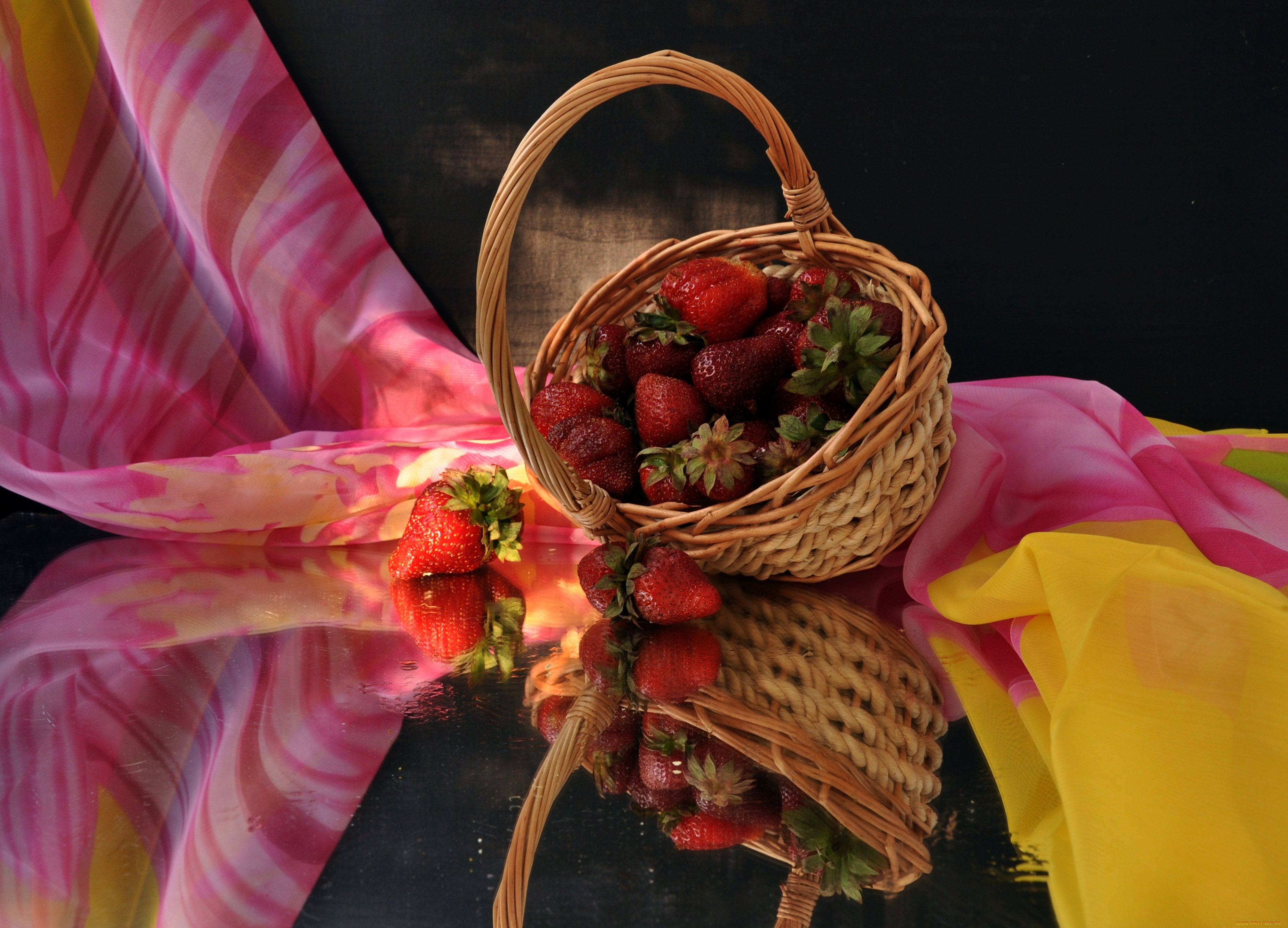 авт, nezabudka, fn, еда, клубника, земляника, натюрморт, ягоды, корзинка